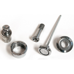 Anelli cromati interruttore cruscotto set deluxe 67-68