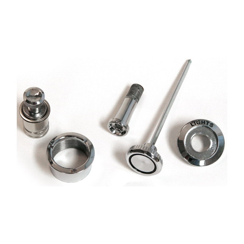 Anelli cromati interruttore cruscotto set deluxe 67-68 Anelli cromati interruttore cruscotto set deluxe 67-68