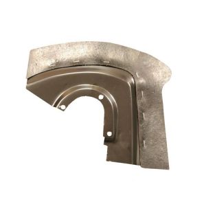 Flapper - right front, sheet metal + rubber 64-66