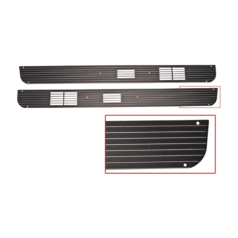 Porte de grille de haut-parleur Deluxe 67-68 Porte de grille de haut-parleur Deluxe 67-68