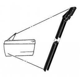 Guide vitre avant 67-68
