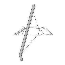 Zadné trojuholníkové tesnenie okna, ľavé, Coupe 64-68