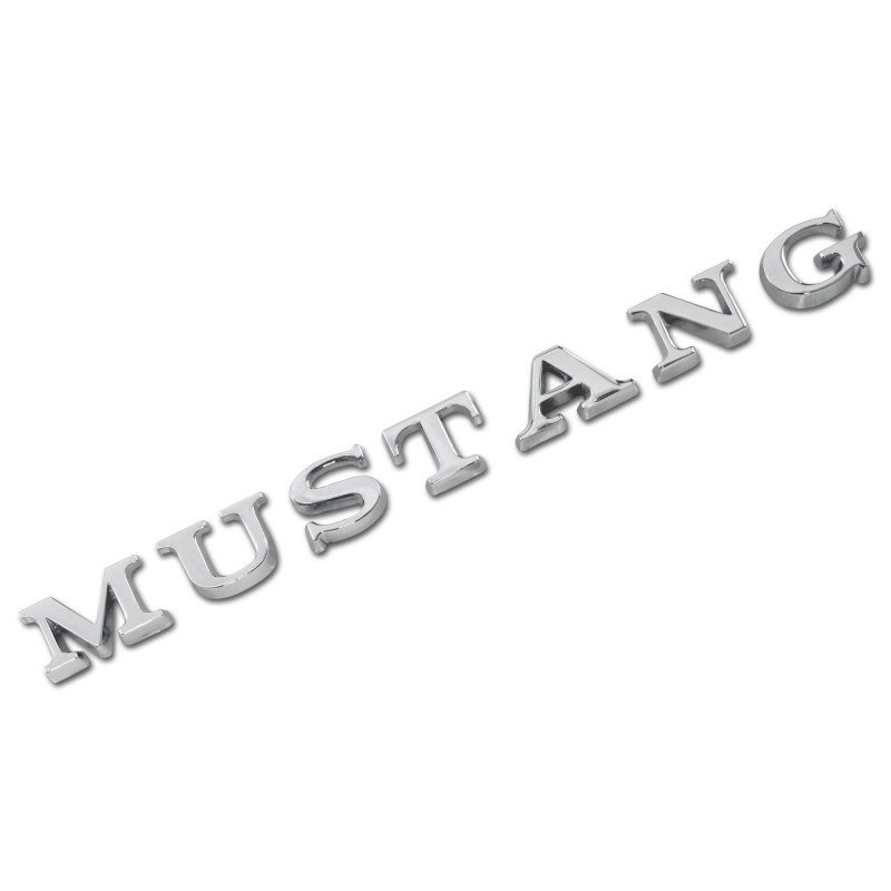 Emblem tailgate MUSTANG (for gluing) 65-72