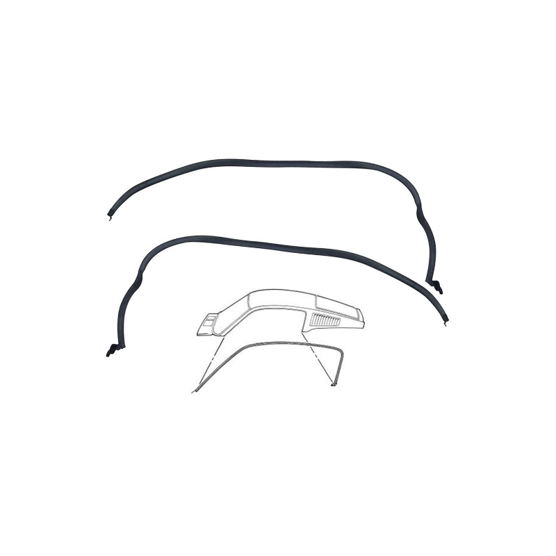 Sceller le bord du toit Fastback 64-66 Sceller le bord du toit Fastback 64-66