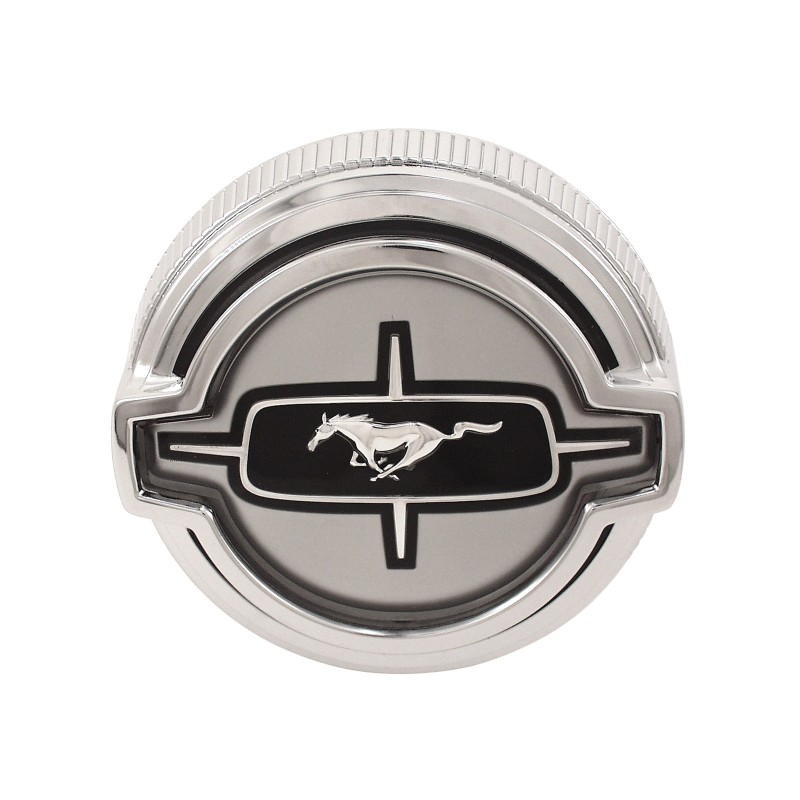 Tankdeckel - twist on - chrom/schwarz - 68 Tankdeckel - twist on - chrom/schwarz - 68
