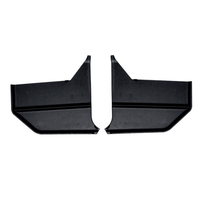 Kick panels convertible (black, pair) 67-68
