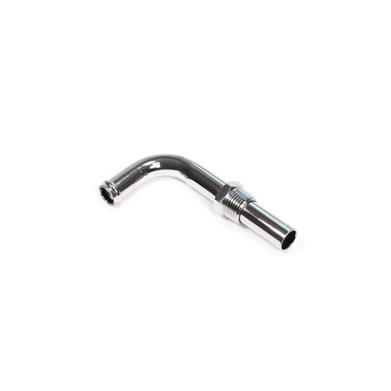 Connection heater hose intake bridge (351/390, chrome) 70-71