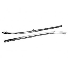 Chrome vinyl roof trim (pair) 67-68