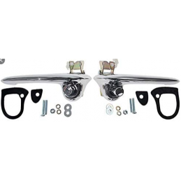 Set maniglie per porte (cromo lucido) 67-68