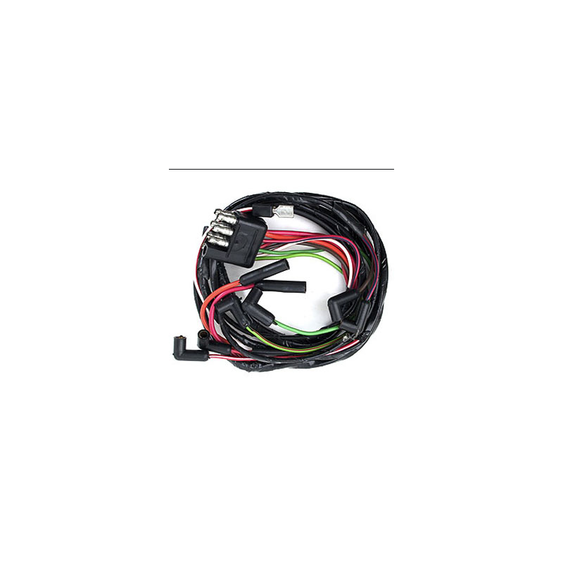 Wiring harness on engine V8 (3-speed blower) 65-66