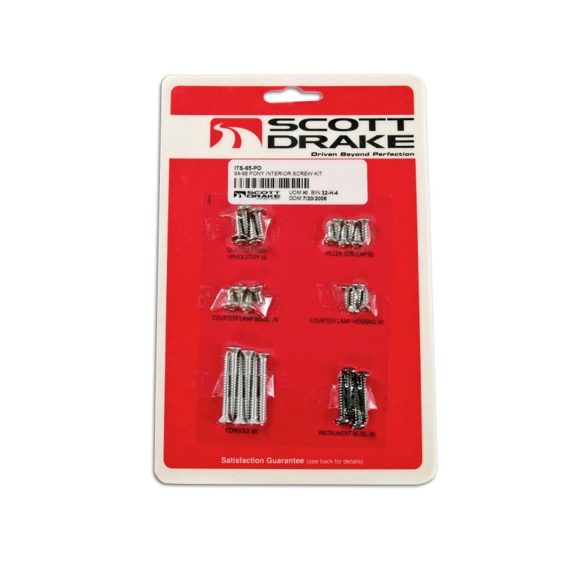 Screws Pony interior (set) 64-66