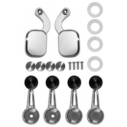 Door handles window cranks coupe/convertible (set) 68