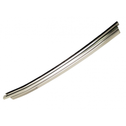 Chrome strip door glass left Fastback 69-70