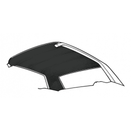 Headliner Fastback (nero) 65-68