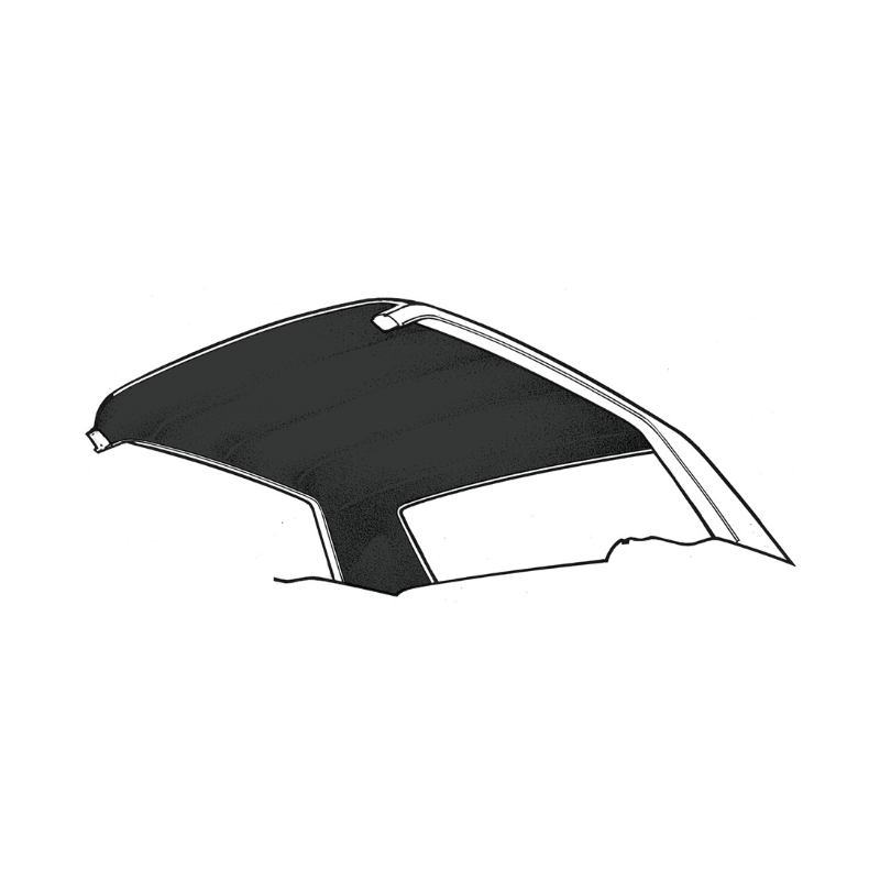 Headliner Fastback (nero) 65-68 Headliner Fastback (nero) 65-68