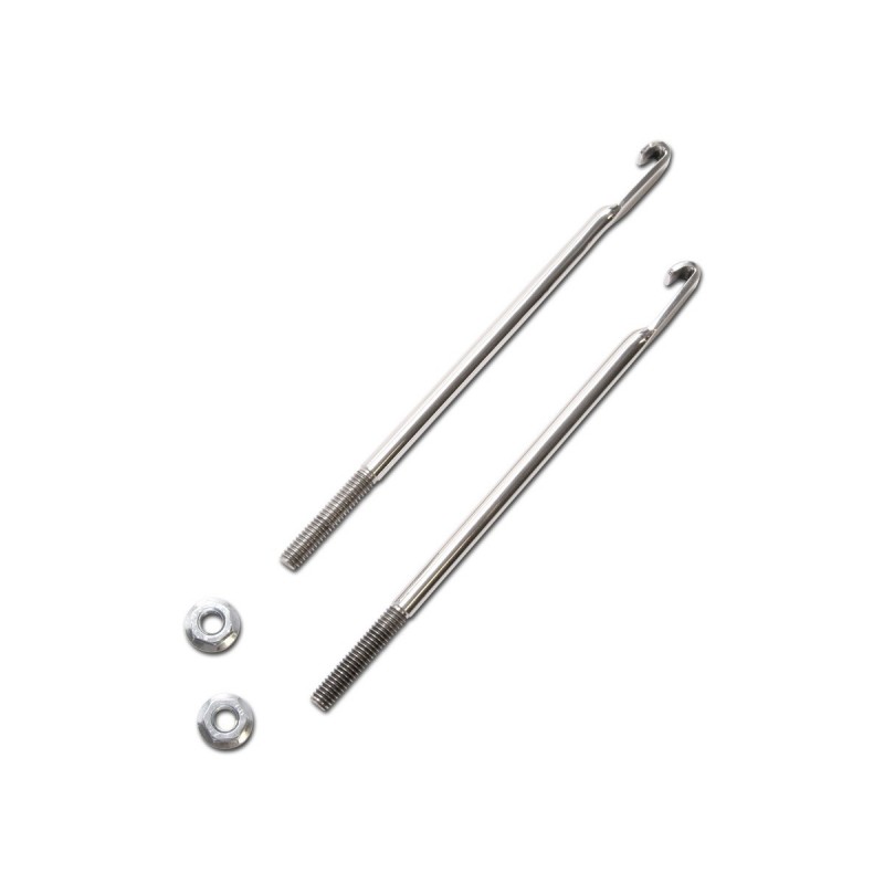 Battery mounting screws - 67-70 stainless steel