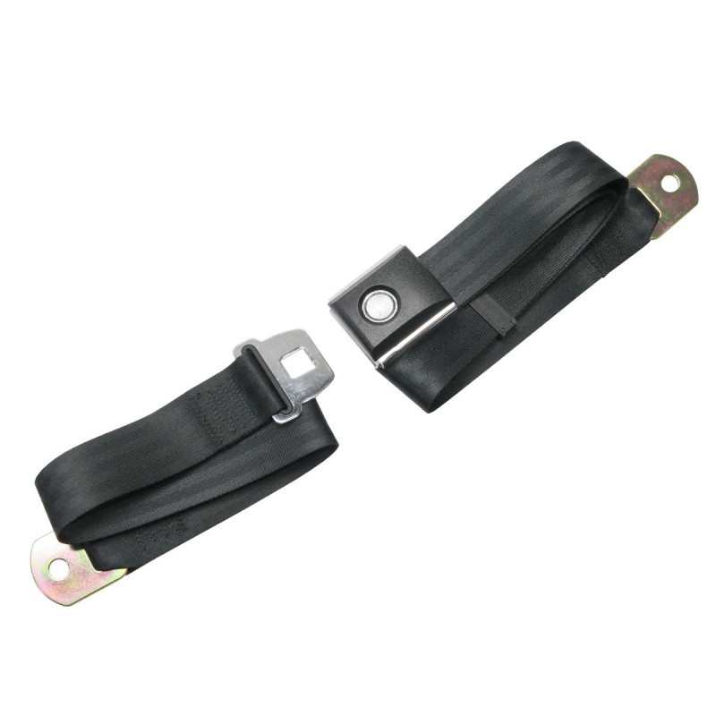 Seat belt black (with button)