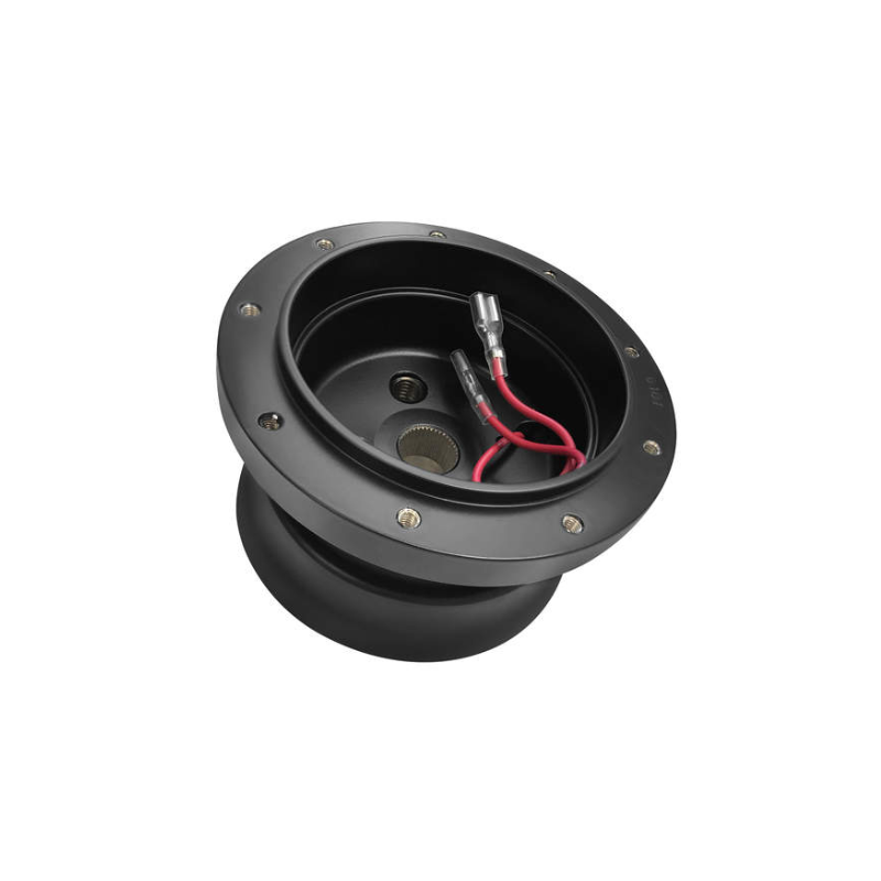 Adaptateur volant 9 trous aluminium (noir) 67-73 Adaptateur volant 9 trous aluminium (noir) 67-73