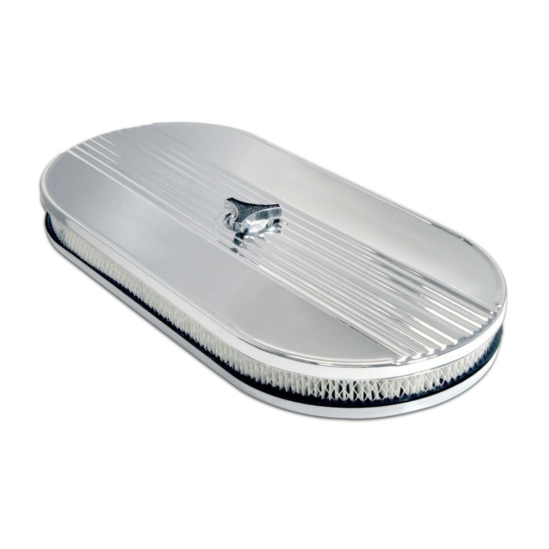 Filtre à air ovale chromé 64-73 Filtre à air ovale chromé 64-73