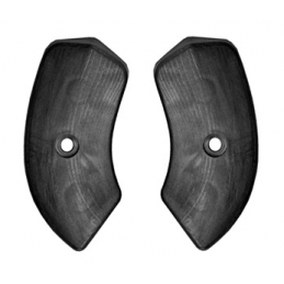 Seat hinge covers (black) 64-67