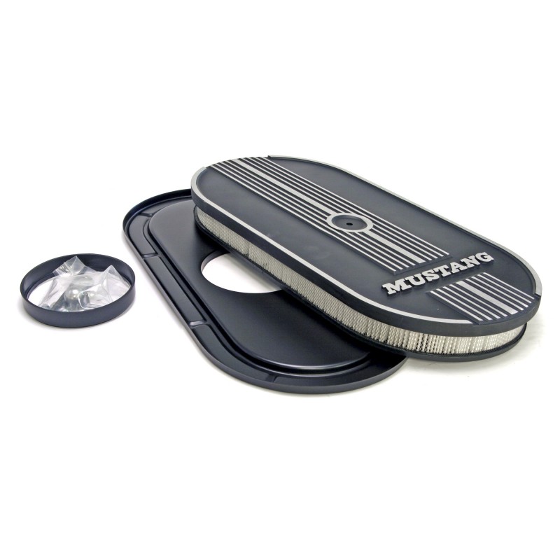 Filtru de aer oval, logo Mustang 64-73