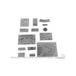 Set de autocolante de service din 14 piese 69