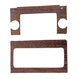 Autocolante pentru radio si rama de control al temperaturii - lemn 69-70