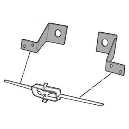 Bracket set for struts on the radiator grille ornament 65