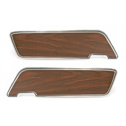 Door panels deluxe (walnut look, pair) 69-70