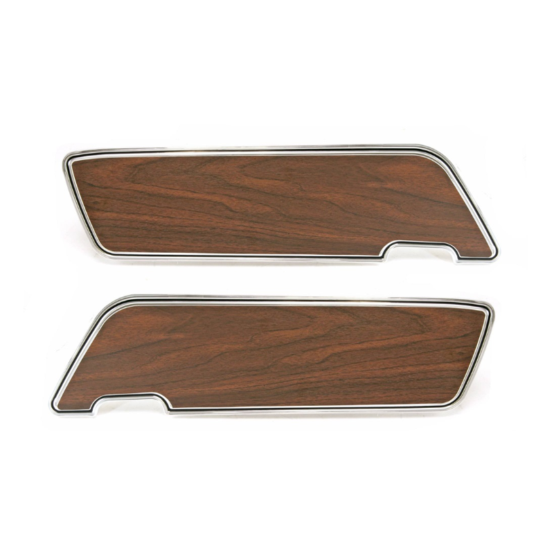 Door panels deluxe (walnut look, pair) 69-70