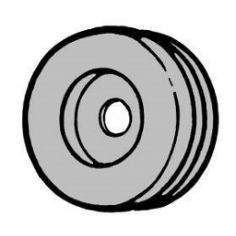 Paratia passacavo linea carburante (linea 3/8"), Mustang 67-70