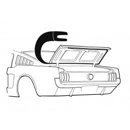 Guarnizione bagagliaio Fastback 64-66