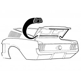 Guarnizione baule Fastback 67-68