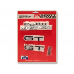 Emblem kit GT (V8, manual...