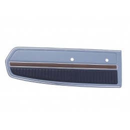 Panneaux de porte luxe bleu paire 68