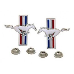 Emblem Running Horse door inside (pair) 69-70