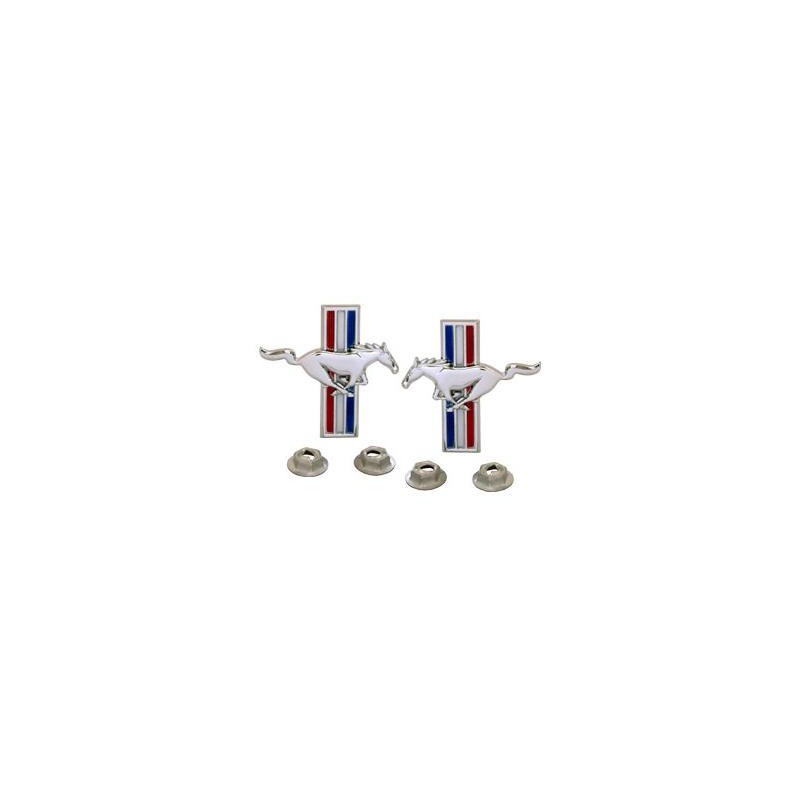 Emblem Running Horse door inside (pair) 69-70 Emblem Running Horse door inside (pair) 69-70