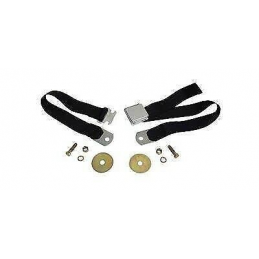 Seat belts 60" (black) 64-73