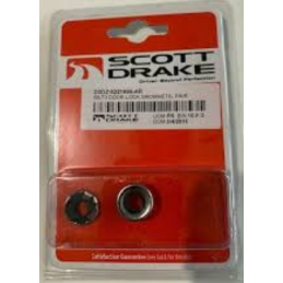 Goupille de porte rosace chrome (la paire) 69-73