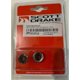 Rosette door pin chrome (pair) 69-73
