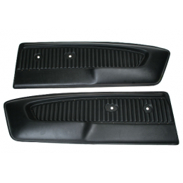 Door panels Pony (black, pair) 64-66