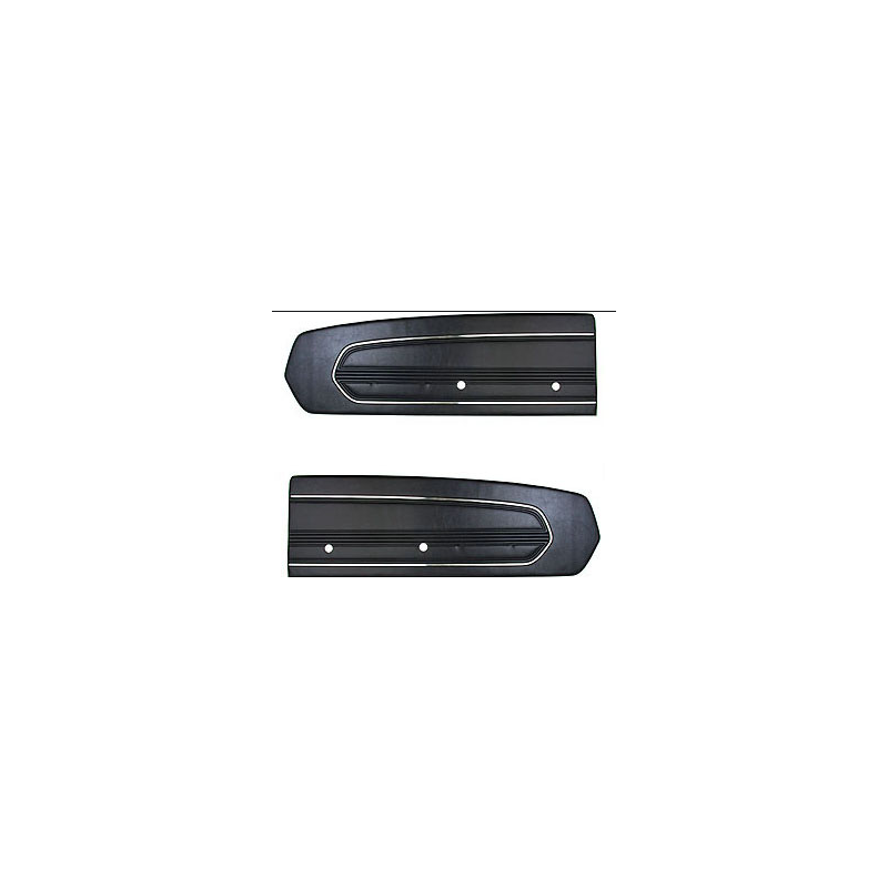 Panneaux de porte (noirs, la paire) 67 Panneaux de porte (noirs, la paire) 67