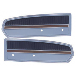 Door panels deluxe blue pair 68