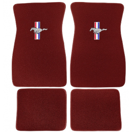 Covorașe cu logo, roșu închis 64-73