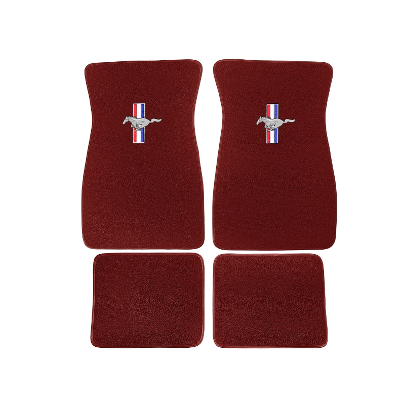 Covorașe cu logo, roșu închis 64-73