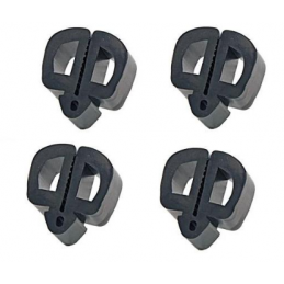 Pad rubber bonnet set 69-70