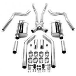 Exhaust system 2.5" stainless steel Magnaflow 64-66