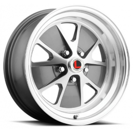 Cerchi 7*15" in stile alluminio look acciaio set completo 65-73