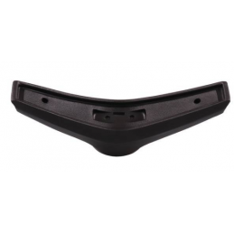 Carrier plate steering wheel emblem horn, black 70-73