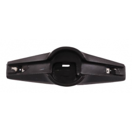 Carrier plate steering wheel emblem horn, black 70-73